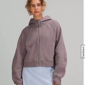 Lululemon oversized scuba full zip Lunar Rock